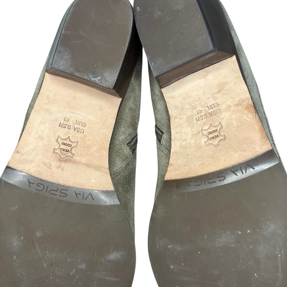 Via Spiga Suede Leather Ankle Bootie Tan Size 9.5 *New* - Picture 9 of 10